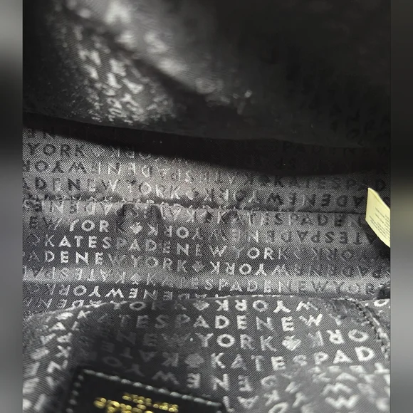 Kate Spade Bay Street Hanna Black Leather Crossbody Purse - Picture 13 of 14